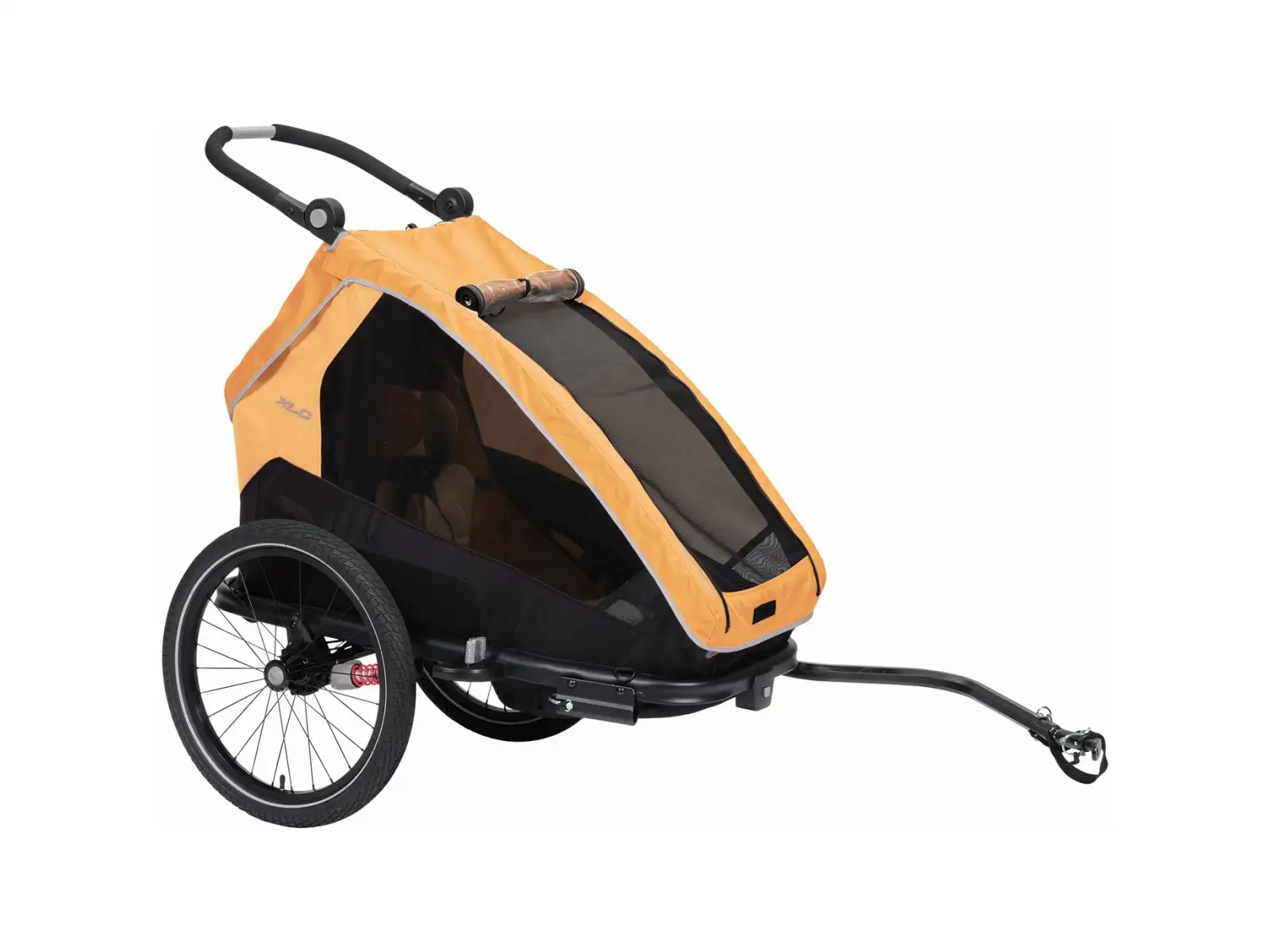 XLC MONOs BS-C09 Kinderanhänger 20" Ringelblume/Anthrazit