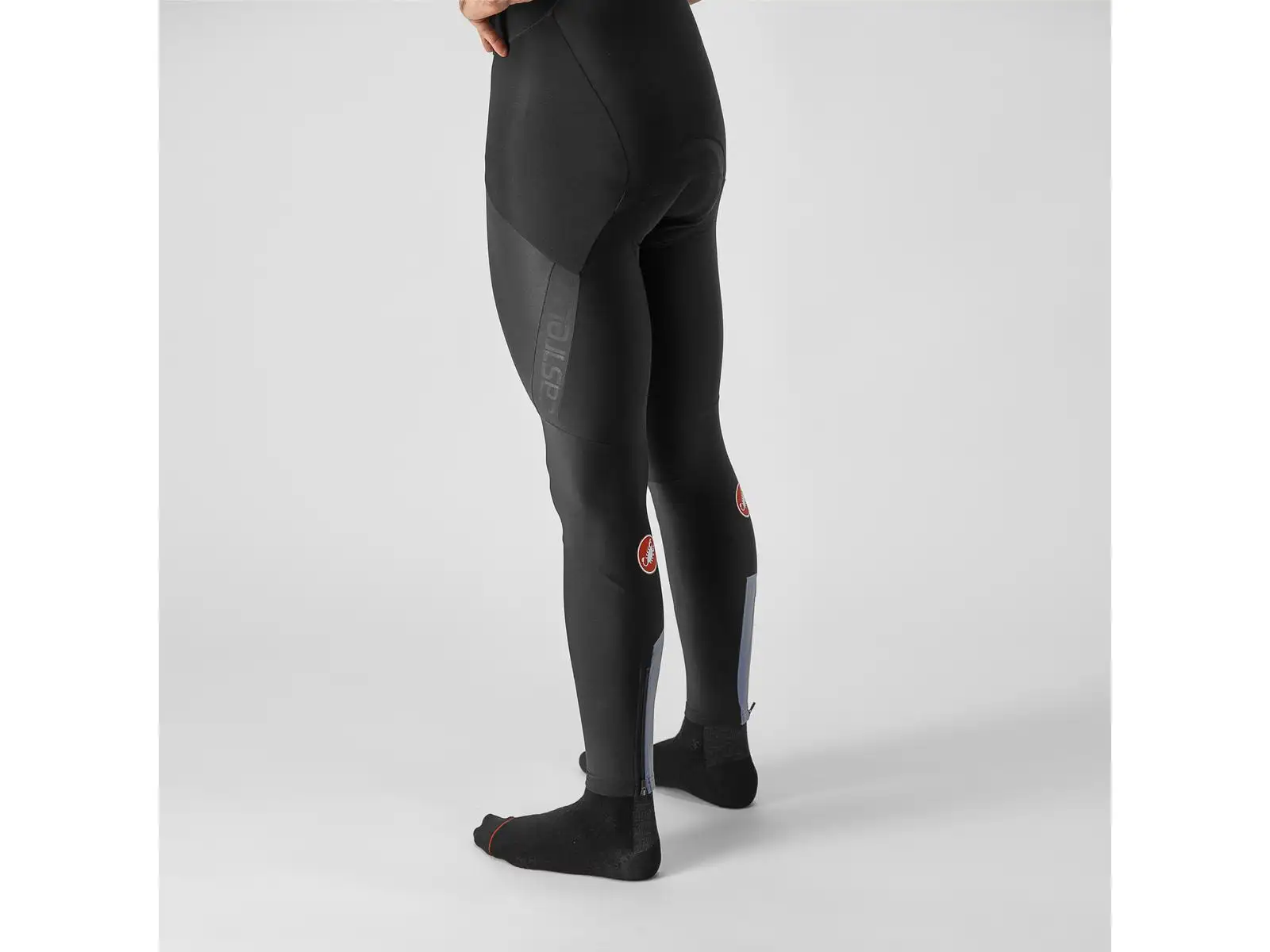 Castelli Sorpasso RoS Bibtight Herrenhose mit Latz und Einsatz Schwarz
