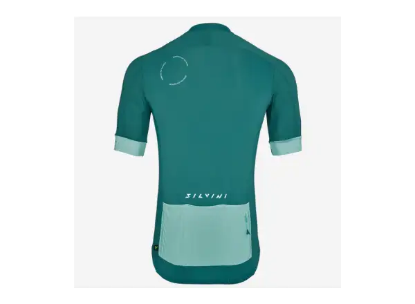 Silvini Carnio Herren Trikot Kurzarm Olive Ocean