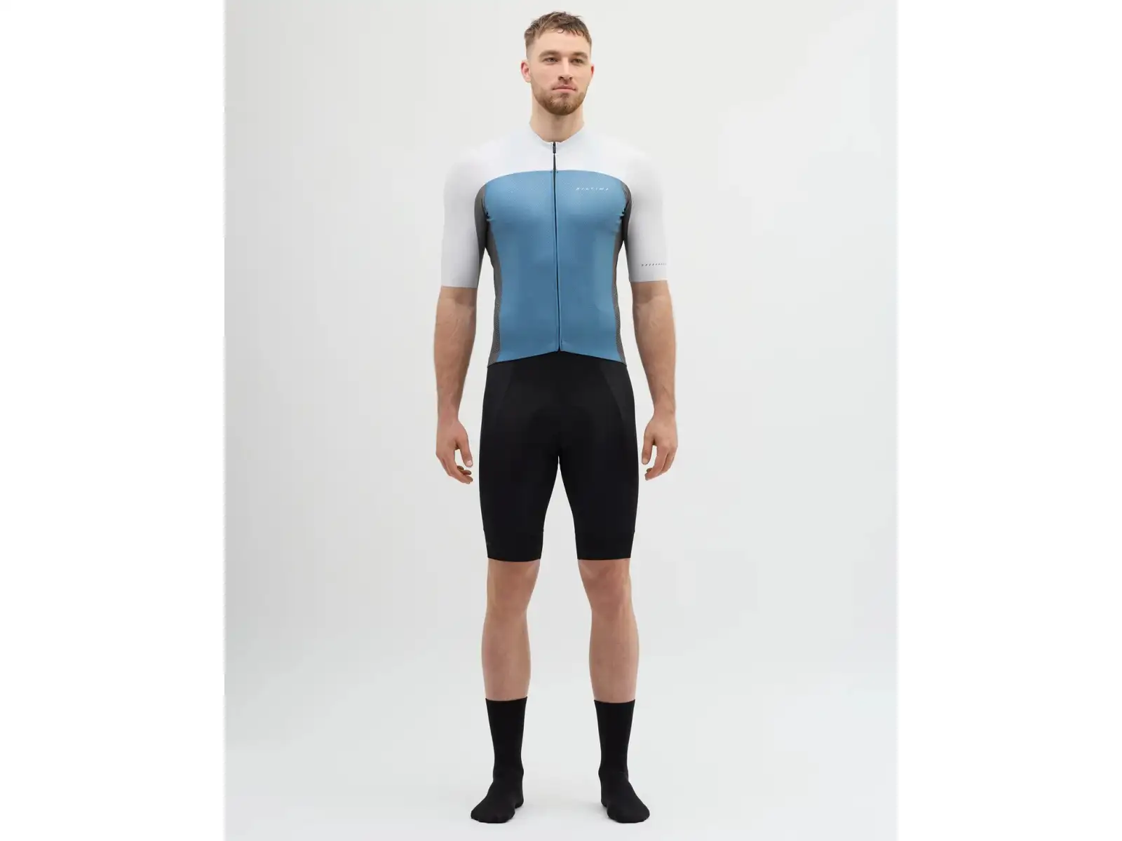 Silvini Stelvio Herren-Trikot kurzarm Cloud/Blue