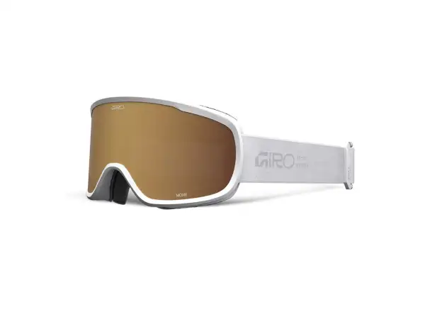 Giro Moxie Damen Skibrille weiß Stacked/Amber Gold/Yellow (2Gläser)