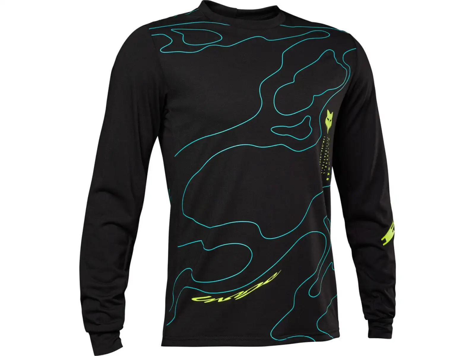 Fox Ranger Lunar Dr Md Ls Herren-Trikot langarm Black