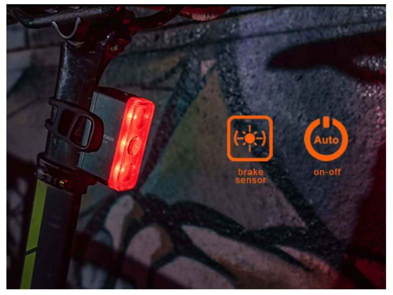 Ravemen TR500 Rücklicht mit Bremslichtsensor Rot