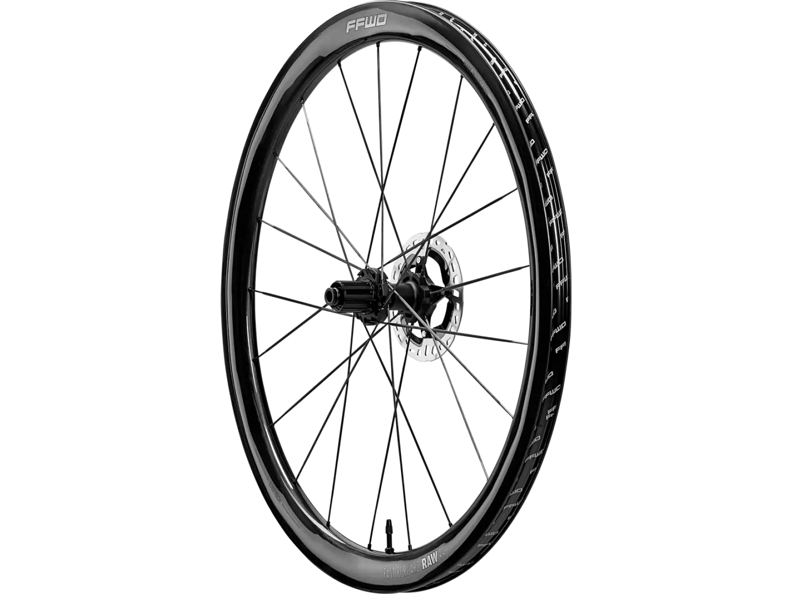 FFWD RAW CS 44 Straßenrad Laufräder Gloss Schwarz