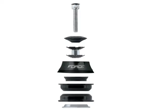 Force Ahead 1 1/8" FE halbintegriertes Steuersatzschwarz