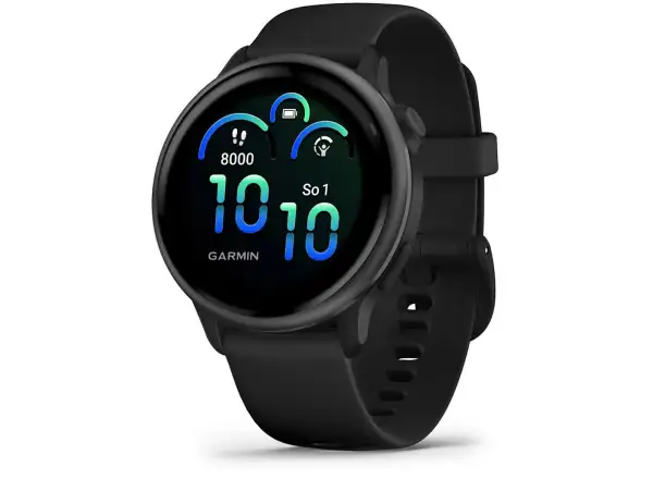 Garmin vívoactive 6 Smartwatch Slate Silikonarmband schwarz