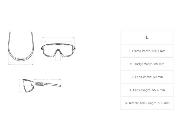Bliz P002 Sonnenbrille Matte White/Nano Optics Nordic Light Coral/Orange Blue Mult