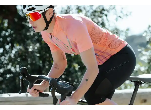 Silvini Calnia Damen Radtrikot Kurzarm Koralle/Rosa