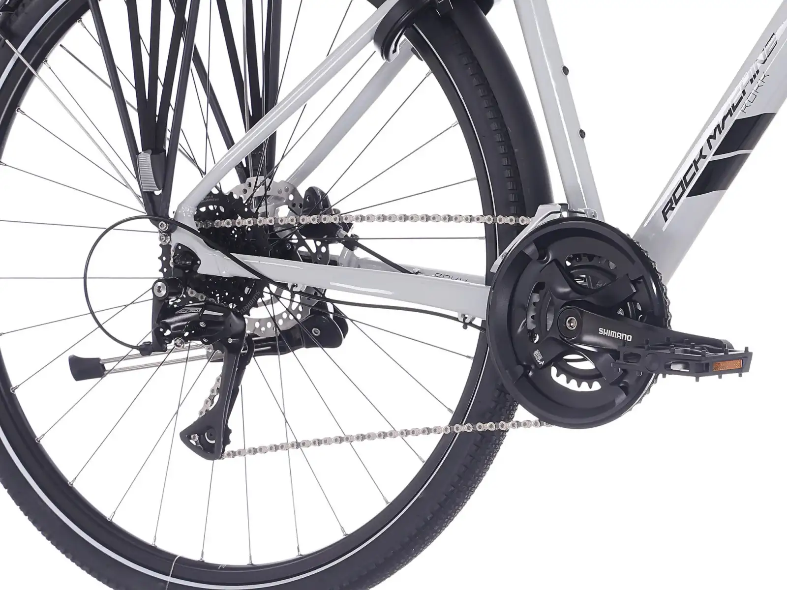 Rock Machine Rokk 40 Trekkingrad Gloss Limerock Grey