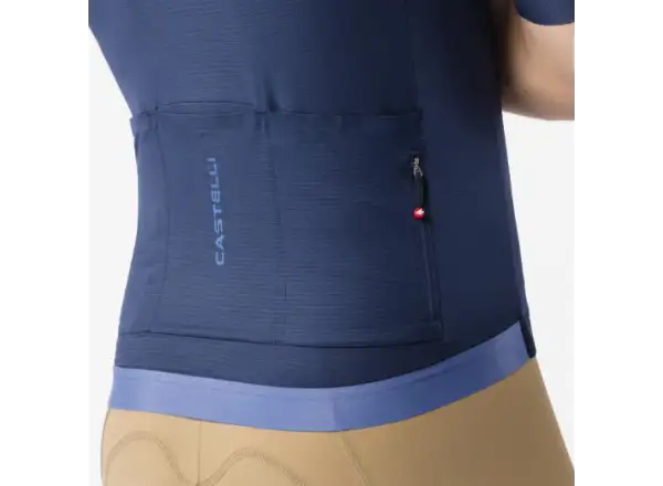 Castelli Espresso 2 Herren-Trikot Kurzarm Belgian Blue