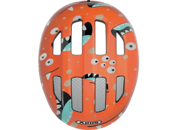 Abus Smiley 3.0 Kinderhelm Orange Monster