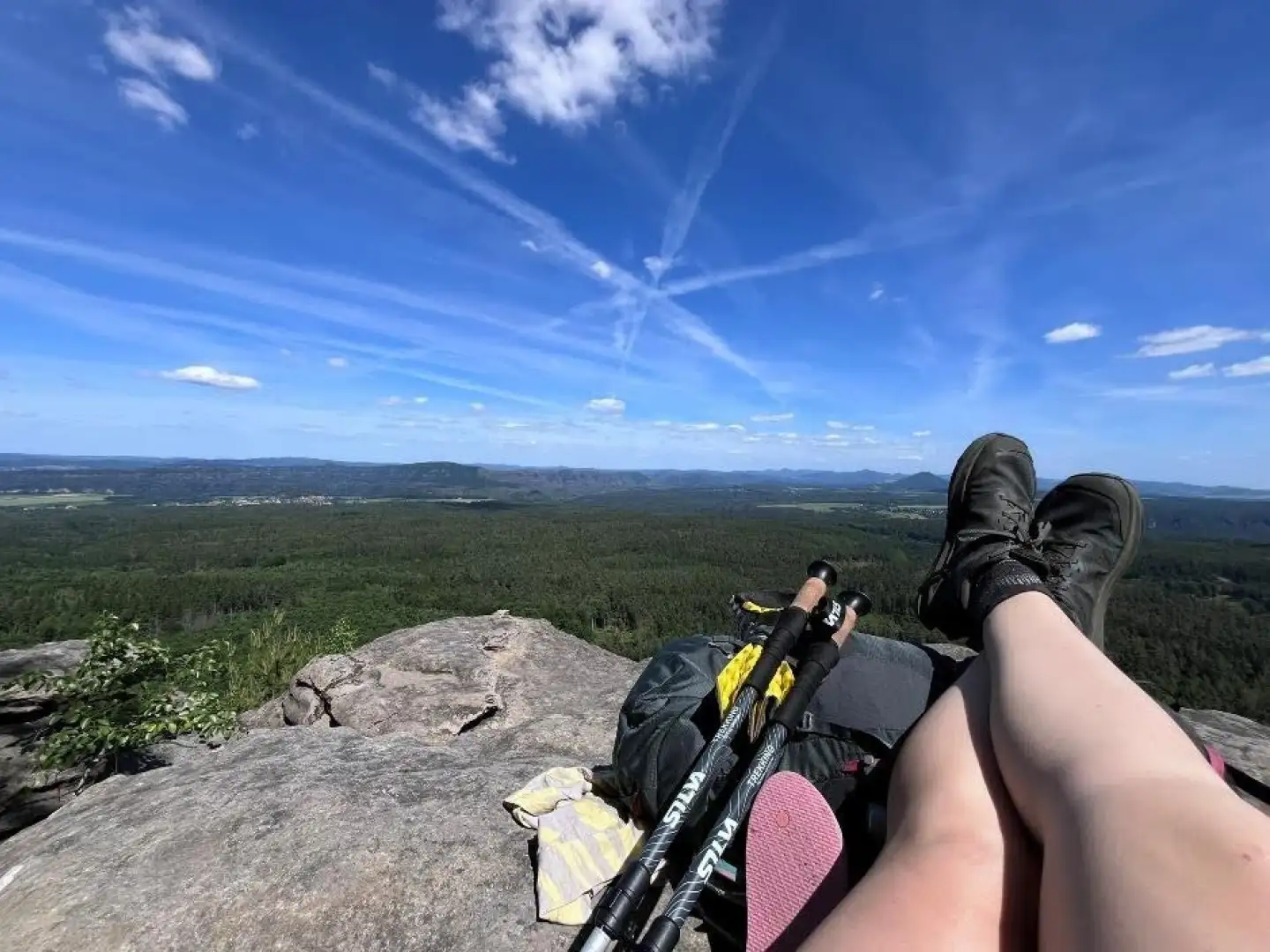 Reality-Check für Ausrüstung und Kondition – vier Tage mit meinen neuen Trekkingstöcken von Silva auf dem Forststeig Elbsandstein