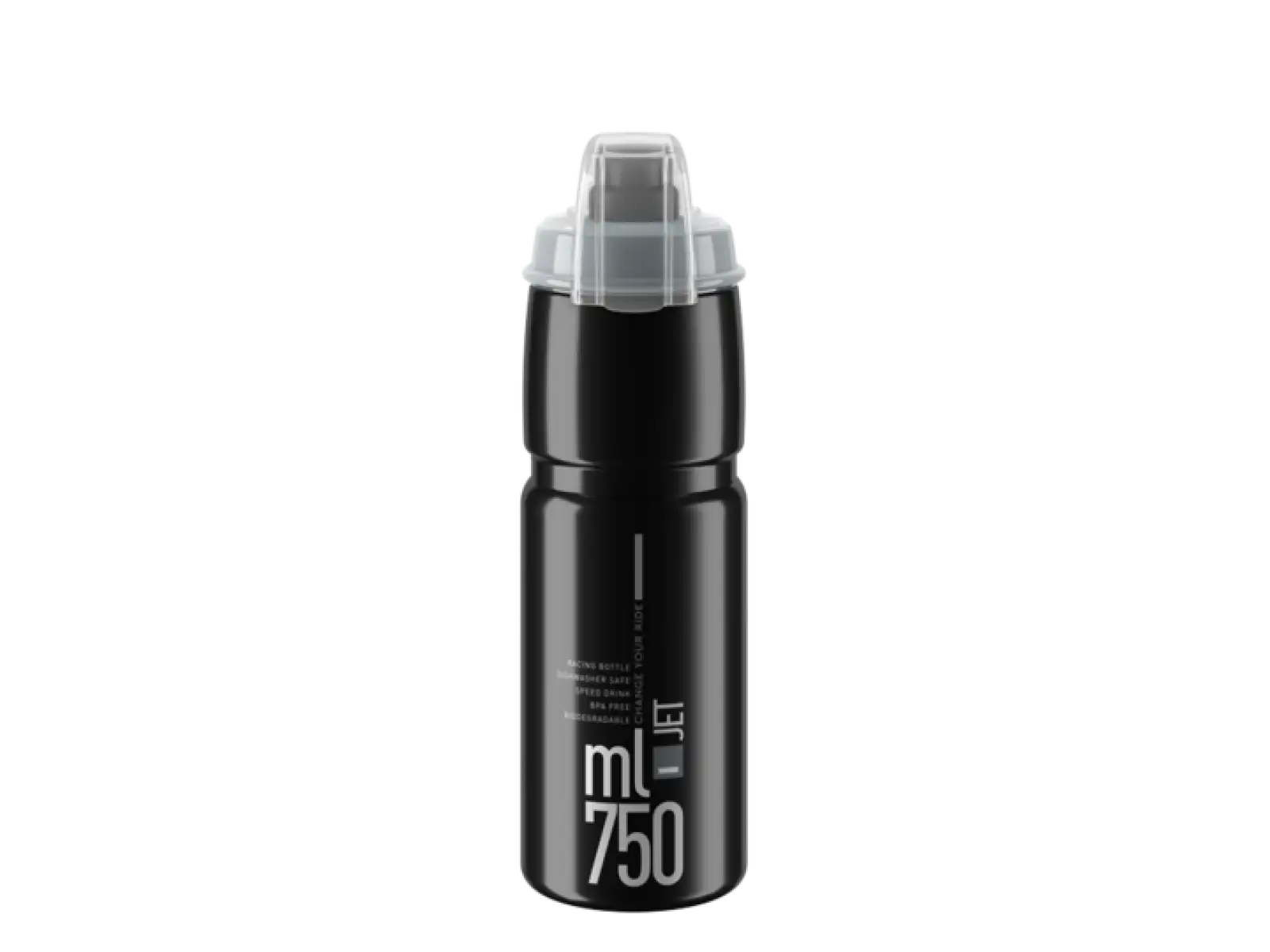Elite Jet Plus Flasche 750 ml schwarz/grau Logo