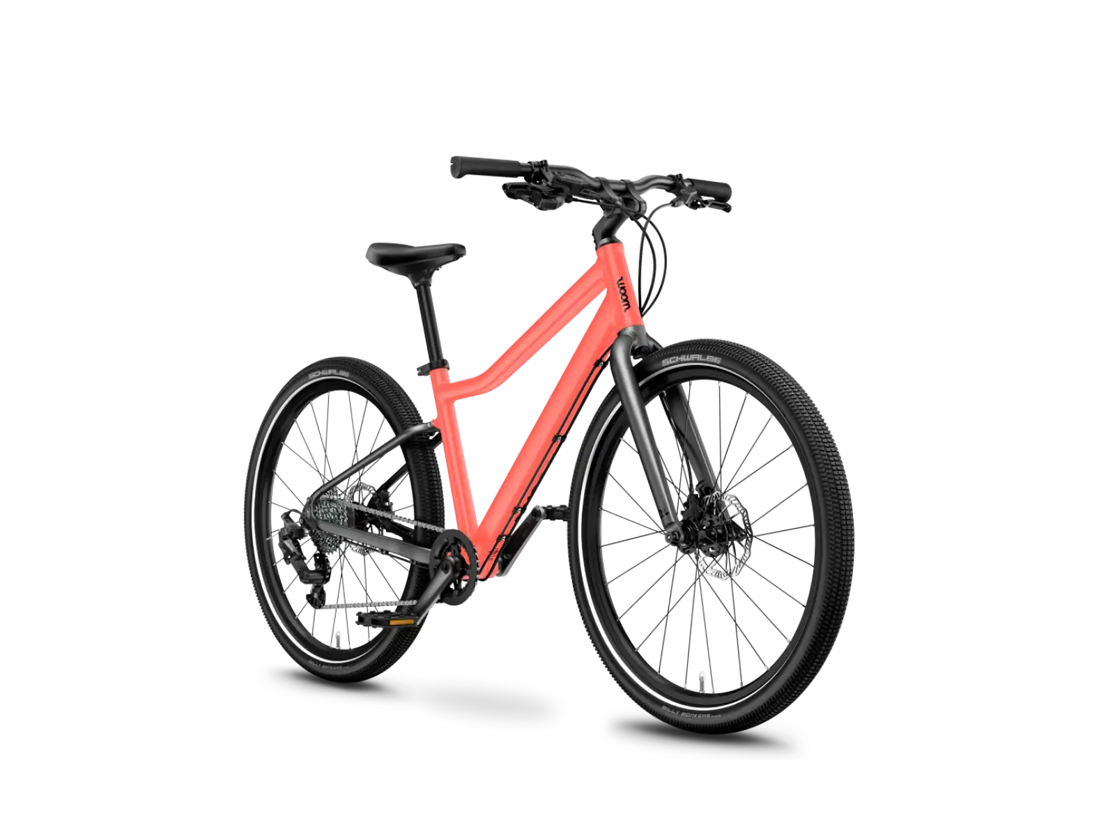 Woom 5 Explore 24 Neon Coral Kinderfahrrad