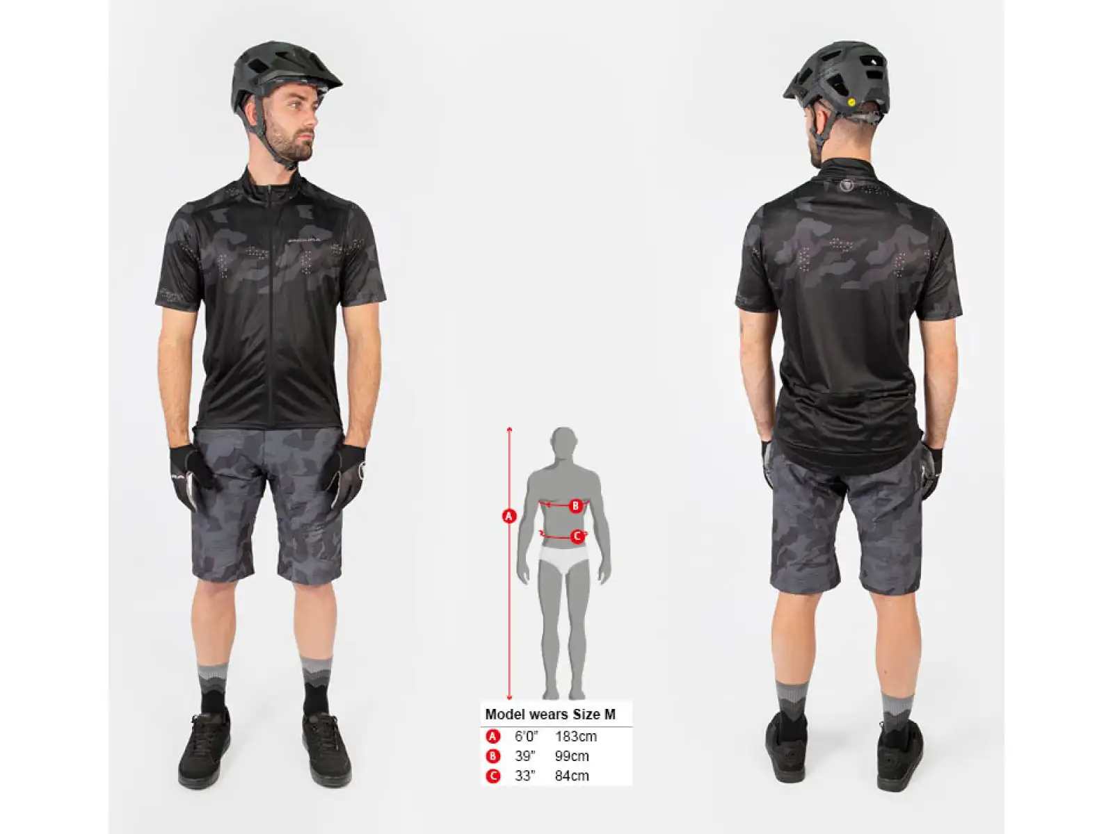 Endura Hummvee Ray S/S Herren-Trikot Kurzarm Schwarz