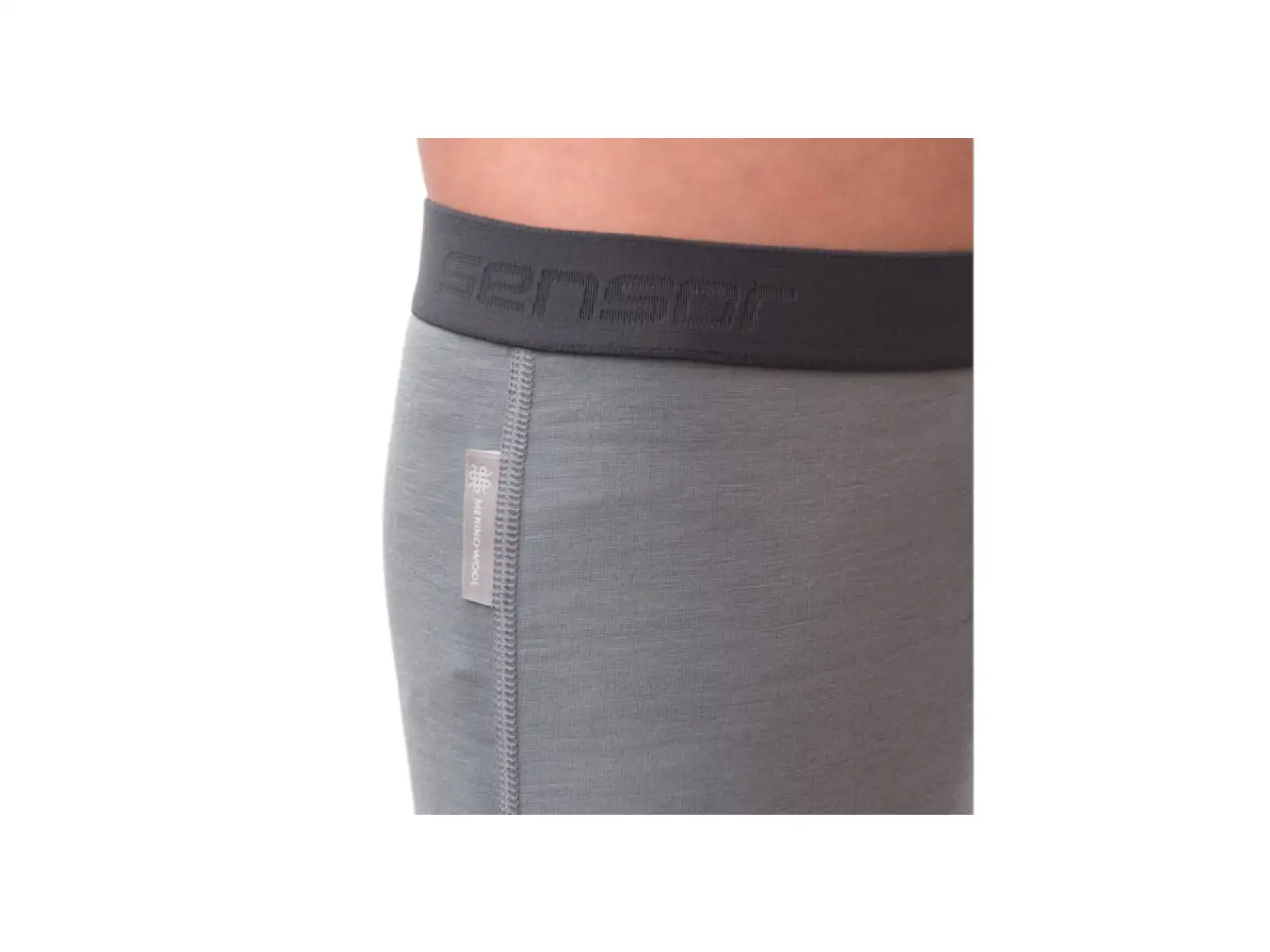 Sensor Merino Active Set Junioren langärmeliges Shirt + Hose grau