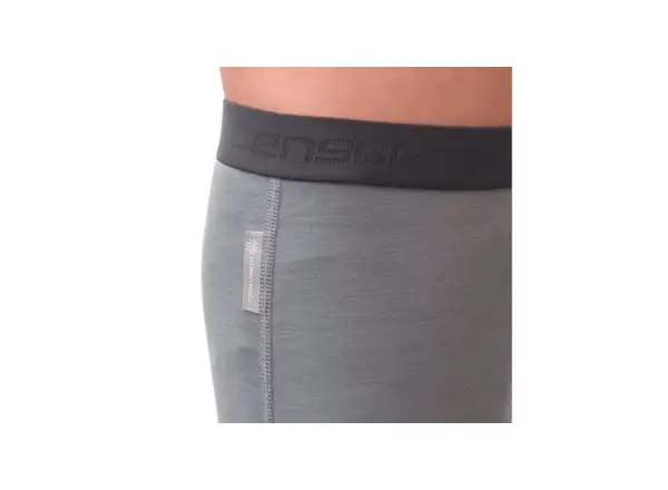 Sensor Merino Active Set Junioren langärmeliges Shirt + Hose grau