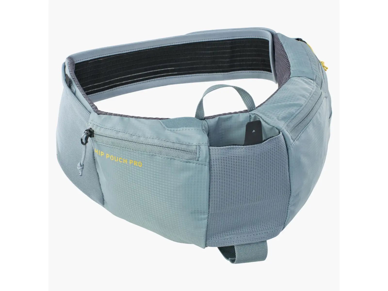 Evoc Hip Pouch Pro Hüfttasche 1 l Steel + Flasche 0,55 l