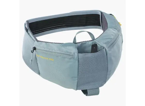 Evoc Hip Pouch Pro Hüfttasche 1 l Steel + Flasche 0,55 l