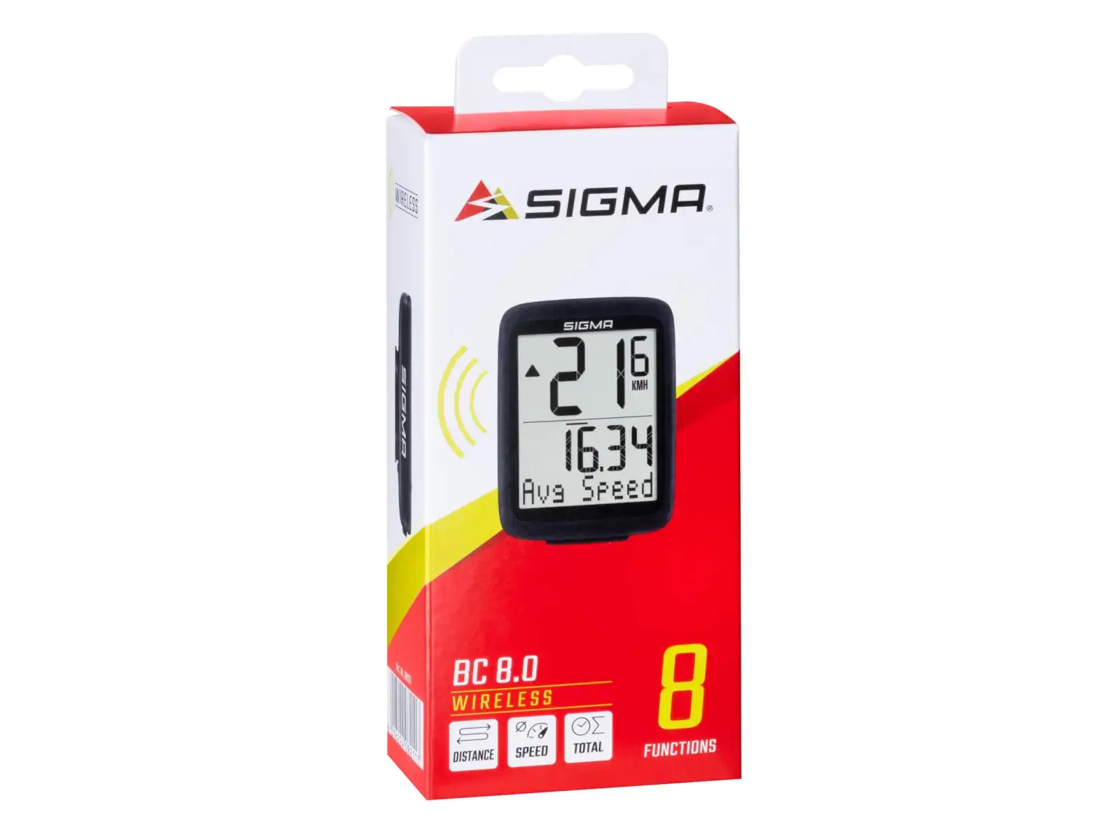 Sigma BC 8.0 ATS WL Fahrradcomputer Schwarz