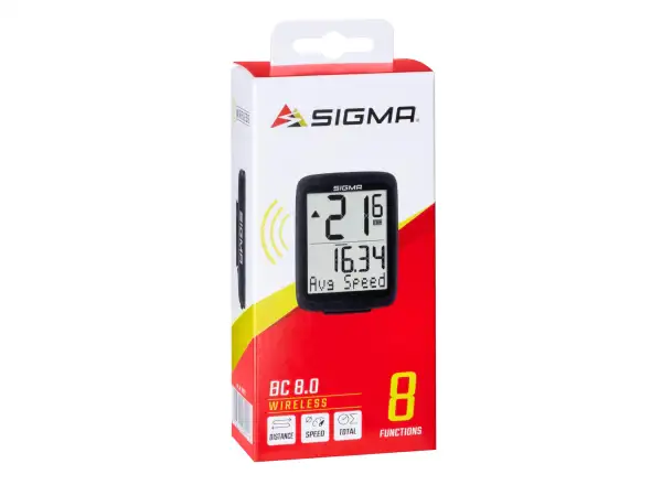 Sigma BC 8.0 ATS WL Fahrradcomputer Schwarz