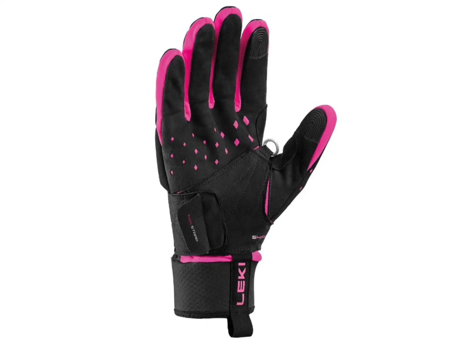 Leki HRC Race Shark Langlaufhandschuhe Black/Pink