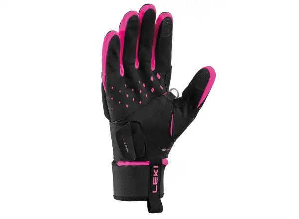 Leki HRC Race Shark Langlaufhandschuhe Black/Pink