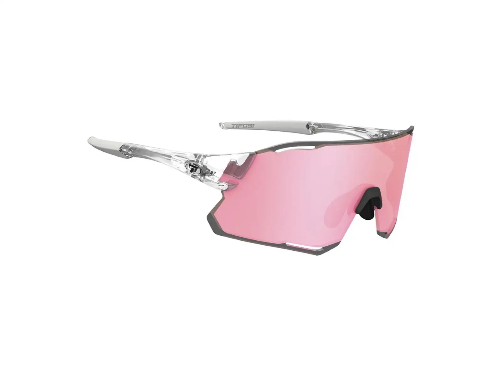 Tifosi Rail Race Sportbrille Crystal Clear/Clarion Rose/Clear