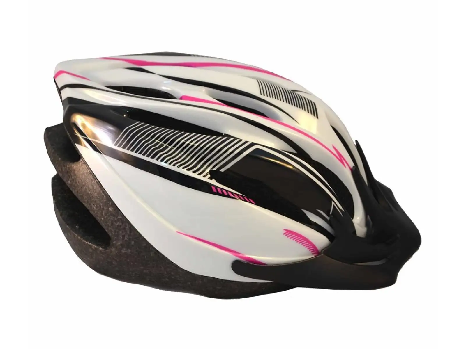 Sting Alfo Helm rosa/schwarz/weiß