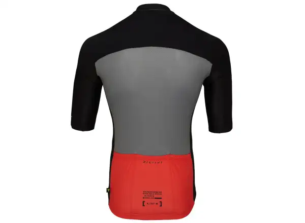 Silvini Stelvio Herren-Trikot Kurzarm Black/Ruby