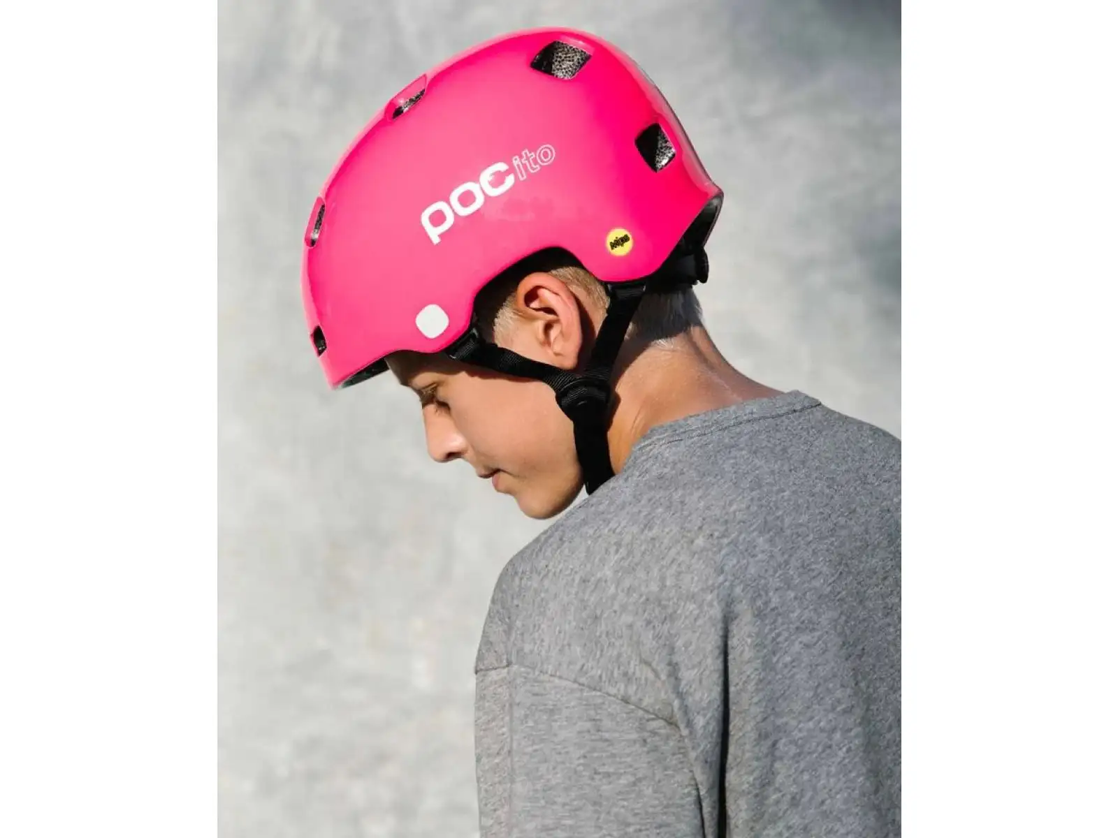 POC POCito Crane MIPS Kinderhelm Fluorescent Pink