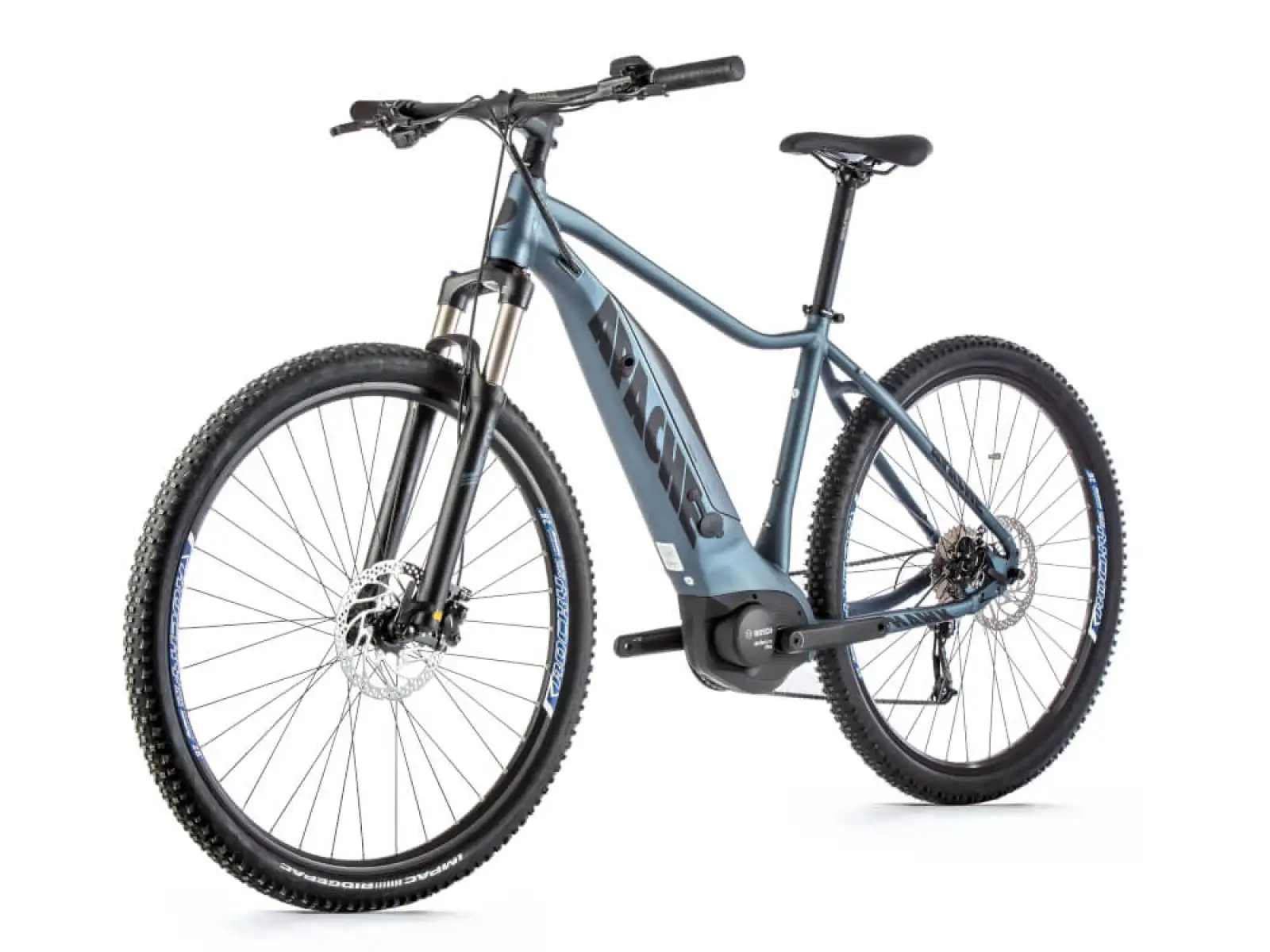 Apache Hawk 3 Herren E-Mountainbike (Bosch Active Line 500 Wh) Metal Blue
