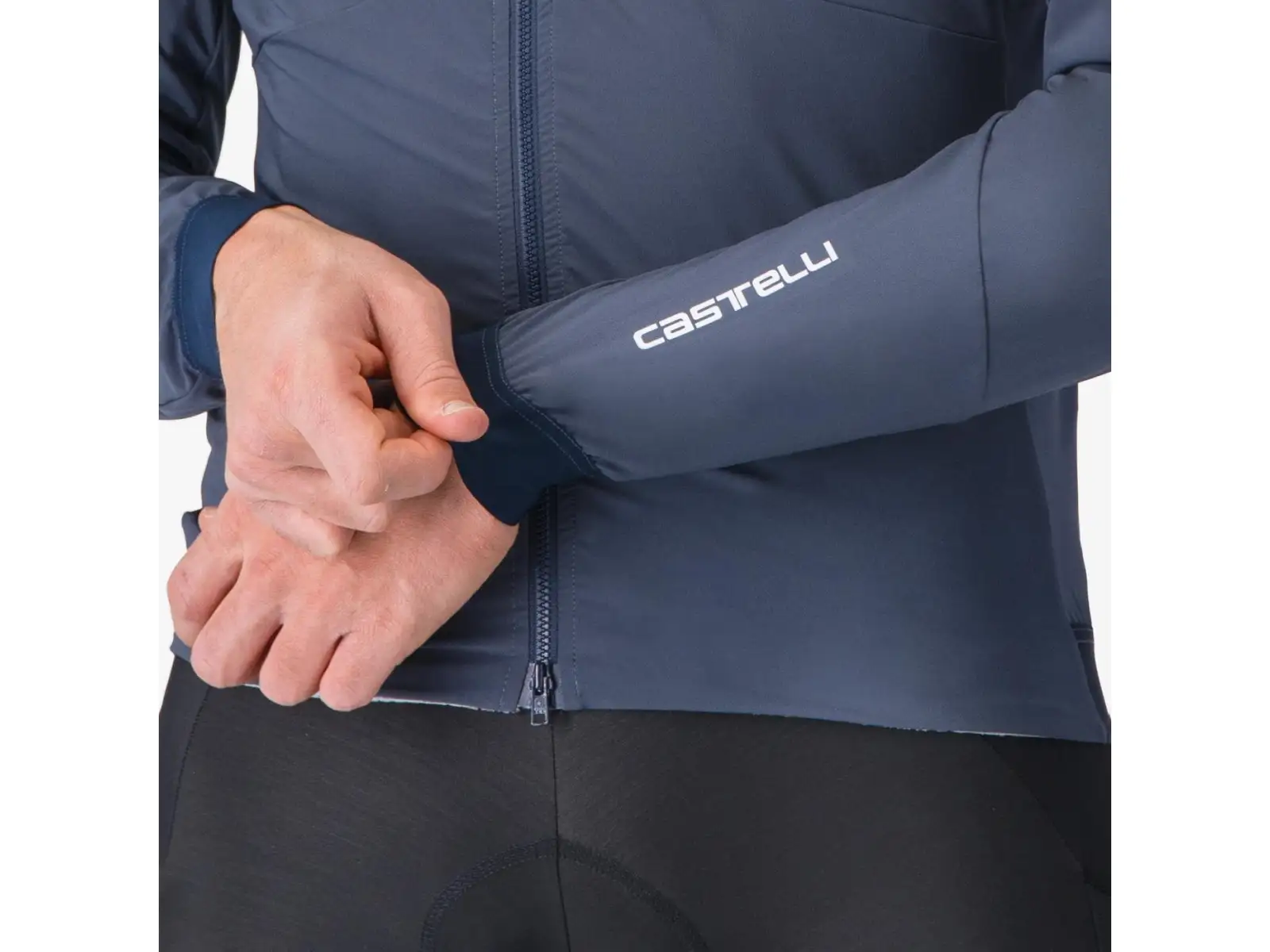 Castelli Fly Unltd Jacket Herrenjacke Dark Steel Blue