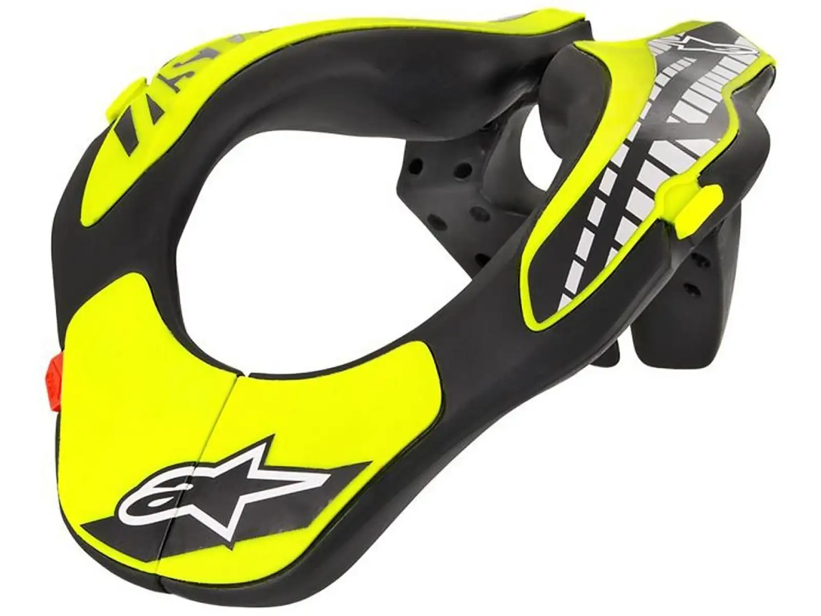 Alpinestars Kinder Nackenschutz Schwarz/Gelb Fluoreszierend