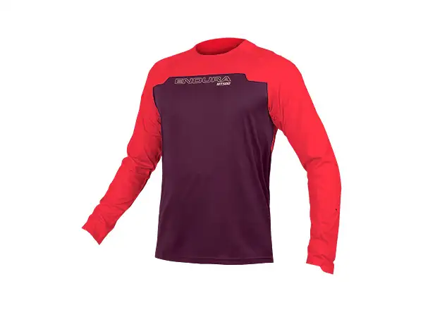 Endura MT500 Burner Herren Langarmtrikot Aubergine