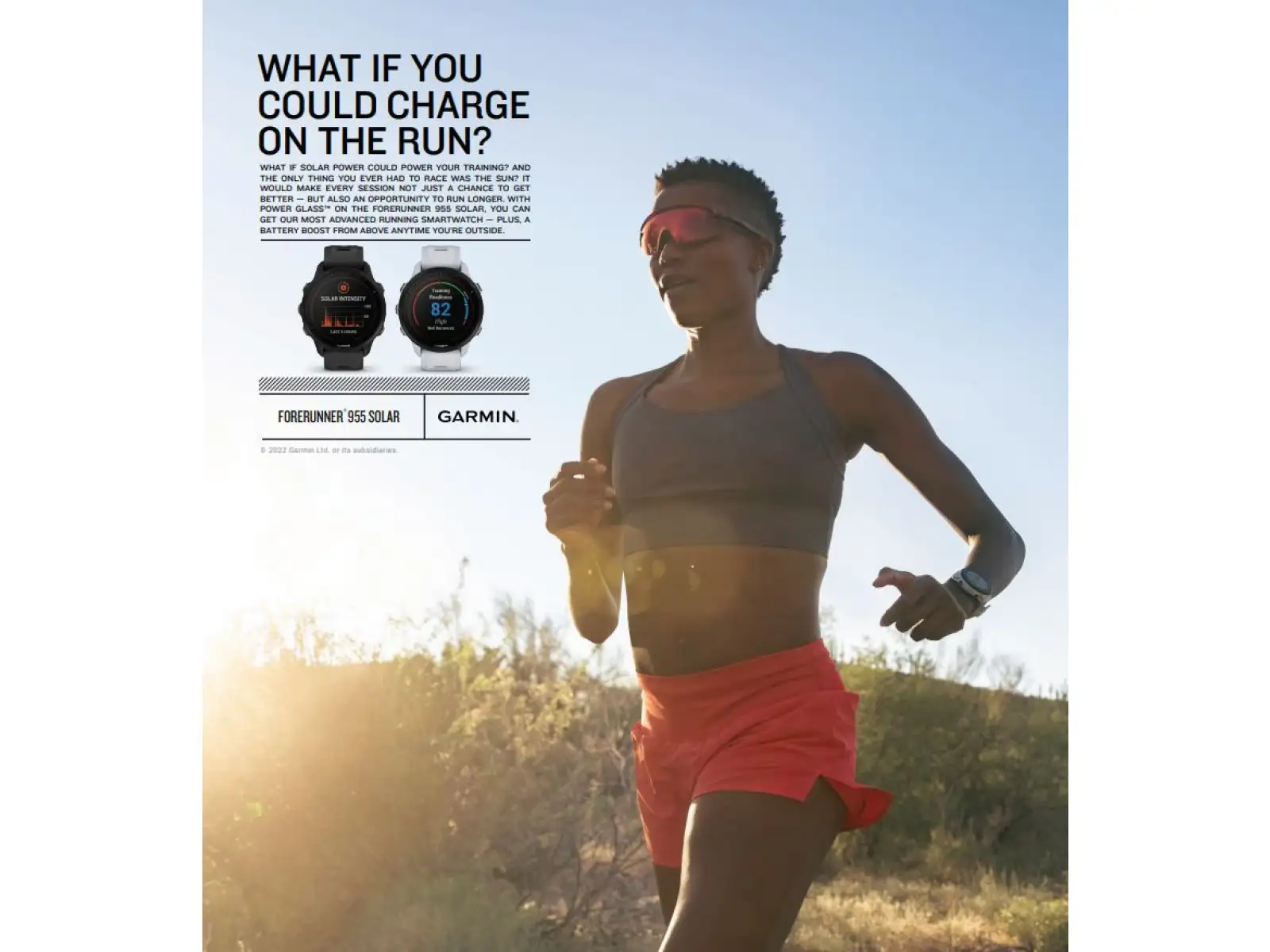 Garmin Forerunner 955 Solar Smartwatch Schwarz