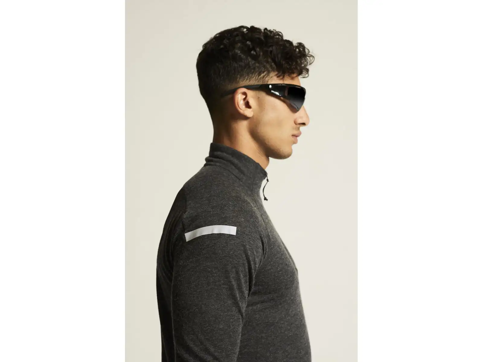 Craft ADV SubZ Wool Herrenlaufshirt Langarm schwarz