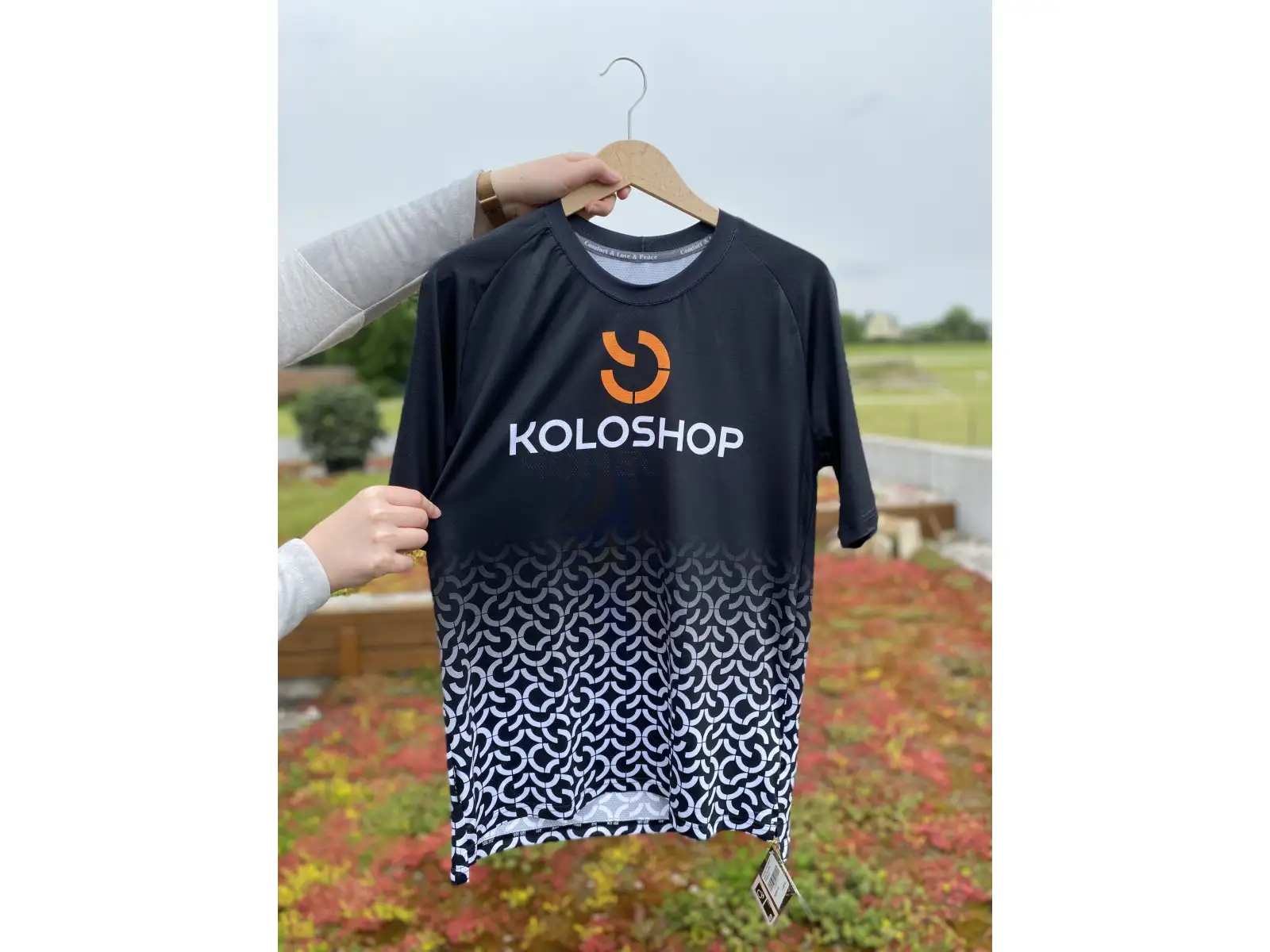 Koloshop Sensor Herren-Trikot kurzarm Schwarz