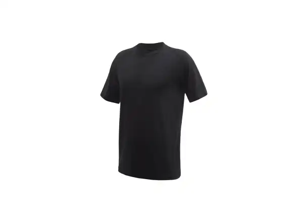 Sensor Merino Active No Logo Herren T-Shirt Kurzarm Schwarz