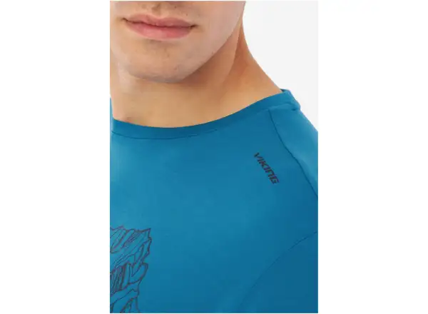 Viking Morain Herren T-Shirt Kurzarm blue