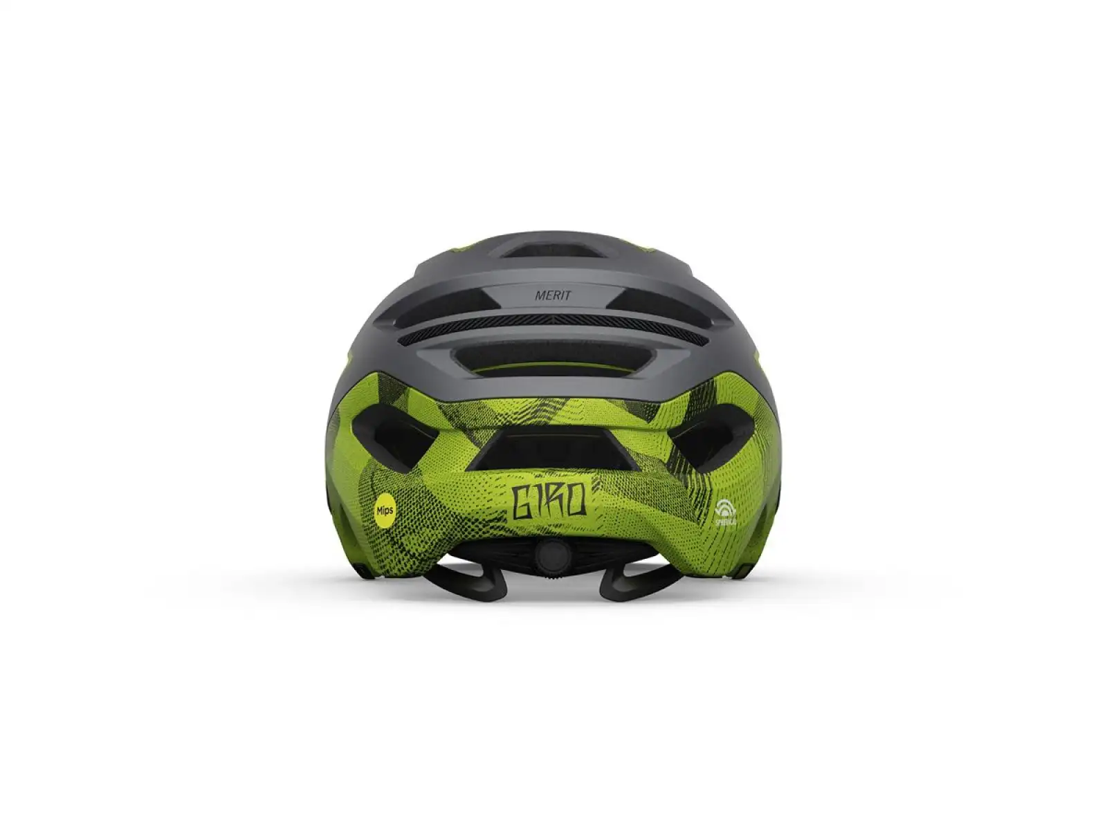 Giro Merit Spherical Helm Mat Metalic Black/Lime