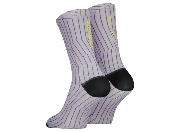 Maloja EichhamM. Socken Smoky Purple Grid