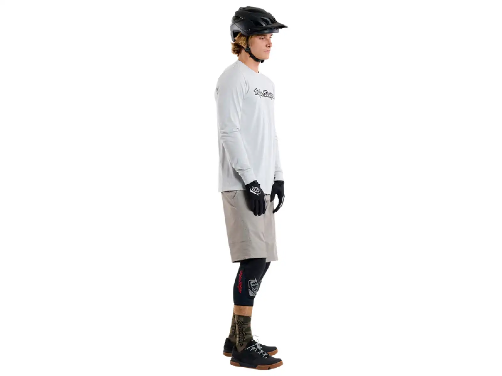 Troy Lee Designs Skyline Ride Tee Signature Herren Trikot Langarm Mist