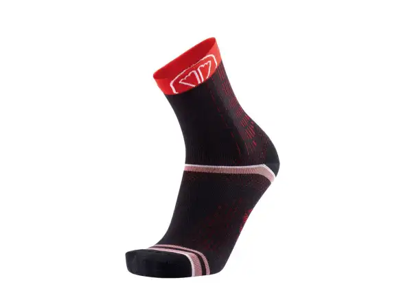 Sidas Winter Run Winter-Laufsocken schwarz-rot