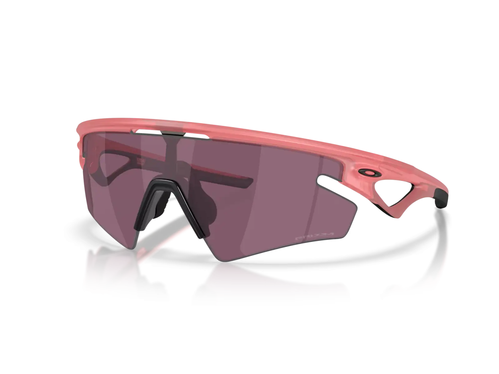Oakley Sphaera Slash Sportbrille Matte Transparent Paloma/Prizm Road Black