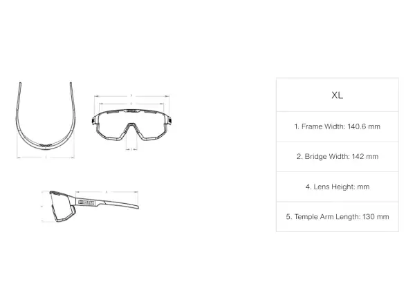 Bliz P001 Sonnenbrille Matte Black/Brown Green Multi