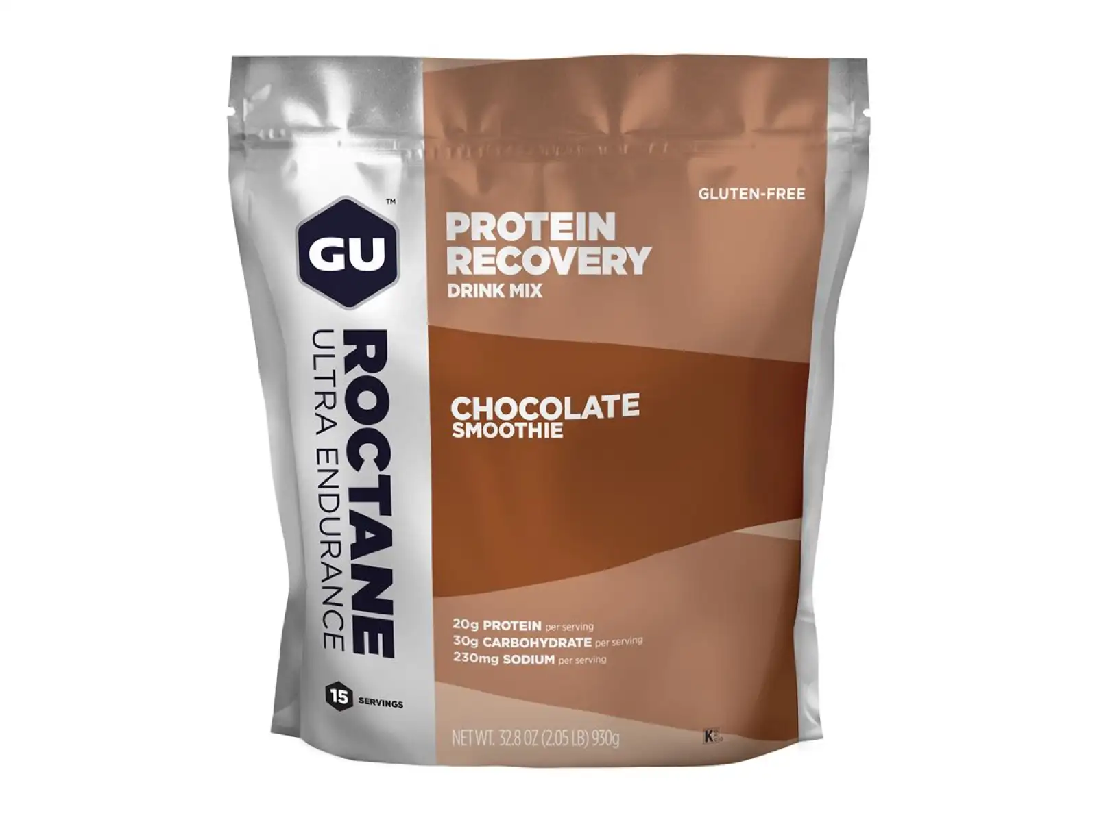 GU Roctane Recovery Drink Mix regenerierendes Getränk Schokolade Smoothie Beutel 930 g