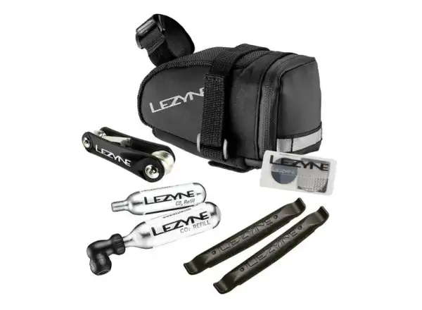 Lezyne Caddy CO2 Kit Satteltasche 0,6 l Schwarz Größe M.