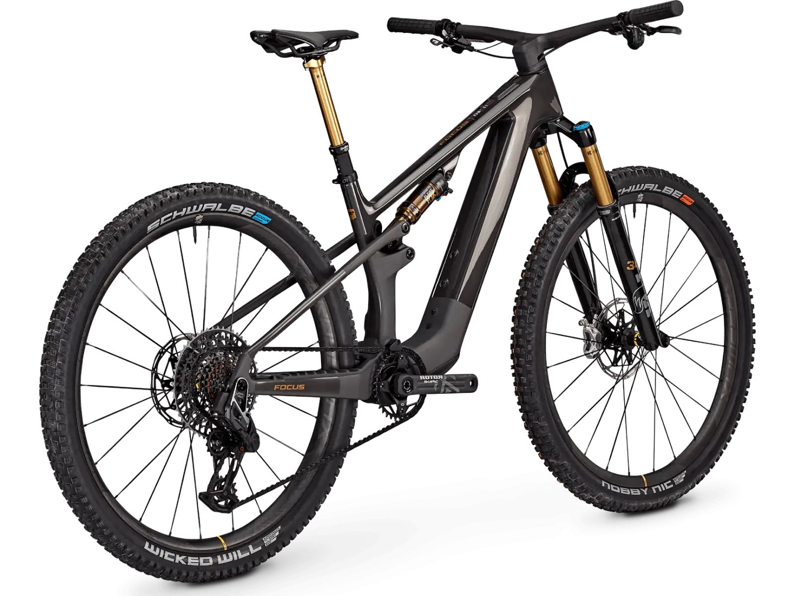 Focus VAM2 SL 9.0 vollgefedertes Elektrofahrrad Carbon Raw Matt/Glossy