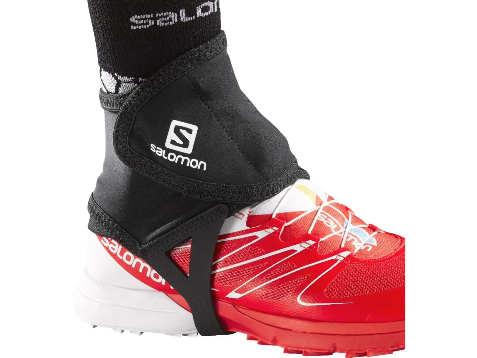 Salomon Trail Gaiters Low niedrige Schuhgamaschen Black
